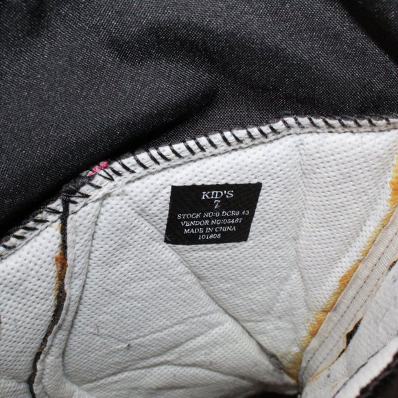 LL Bean Girl's Black Pink Pull On Northwoods Insulated Winter Boots Size 7 - Picture 8 of 11